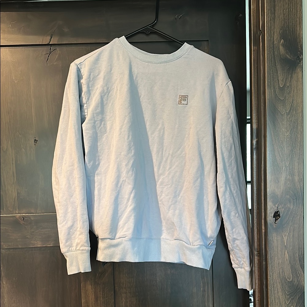 Light blue women’s Fila crewneck sweatshirt